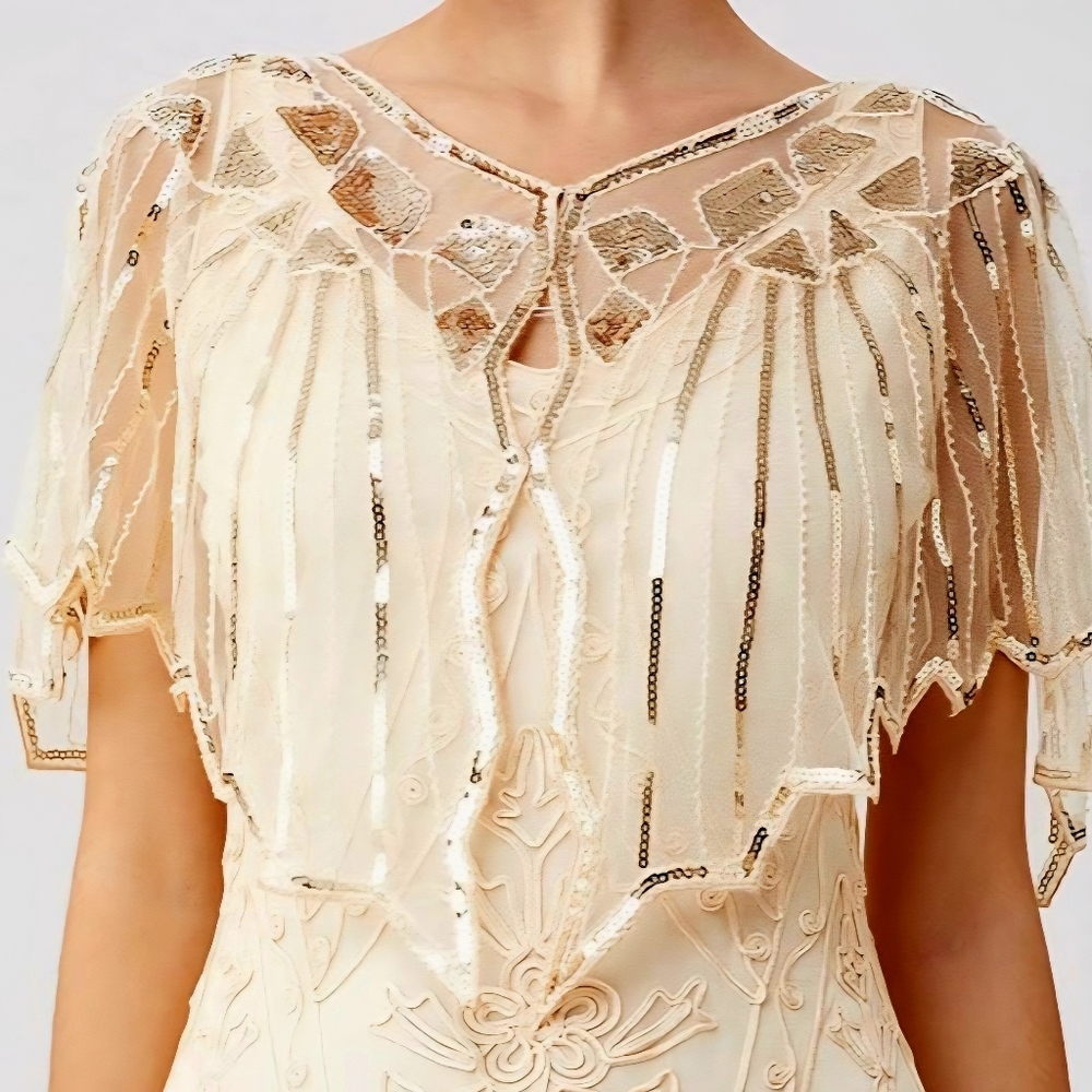 Flapper 1920s style costume cape